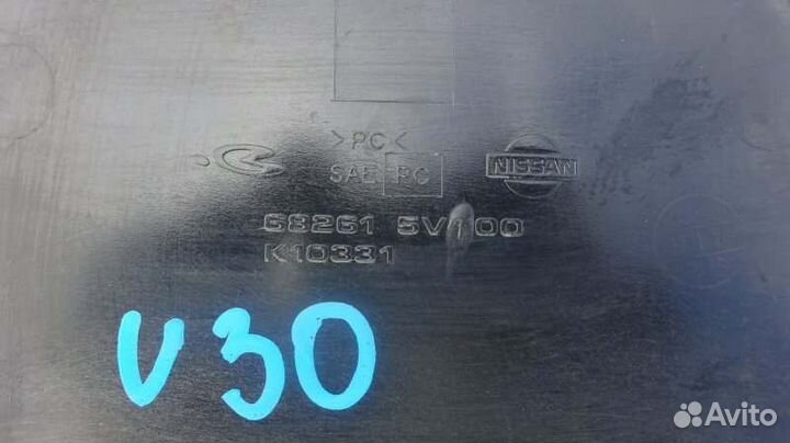 Накладка торпедо Nissan Presage U30 KA24DE 2001/4