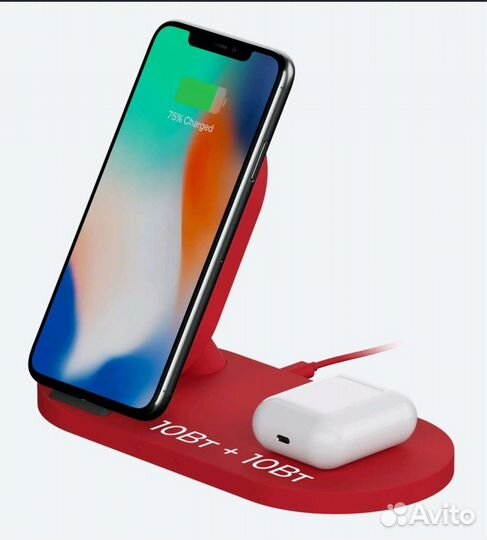 Беспроводная зарядка Inter step подходит и на айфо