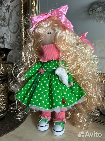 Интерьерная кукла ручной работы