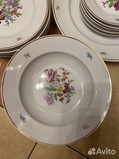 Тарелки Дулево СССР