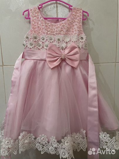 Платье для девочки нарядное 116-122