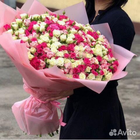 Цветы розы кустовые доставка