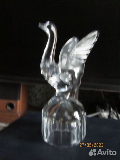 Фужеры.Статуэтка Гусь из хрусталя