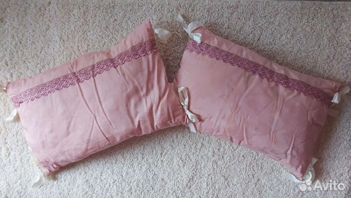 Комплект в кроватку из сатина, бортики, кокон