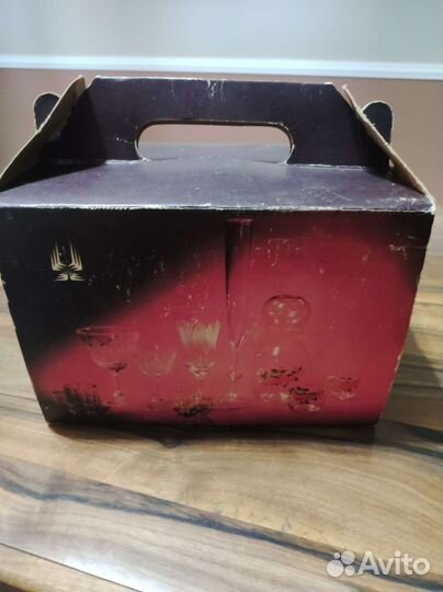 Стаканы СССР. Тонкое стекло с резьбой