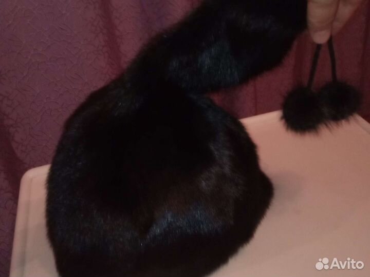 Шапка норковая женская