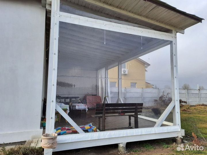 Мягкие окна для террасы