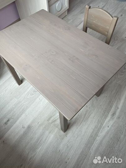 Детский столик и стульчик IKEA