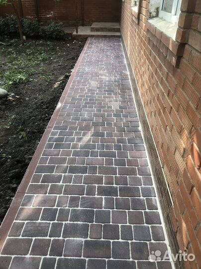 Тротуарная плитка сухопрессованная