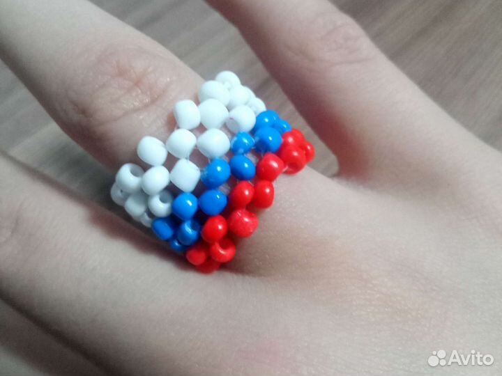 Кольцо из бисера,забирать самому из Бийска