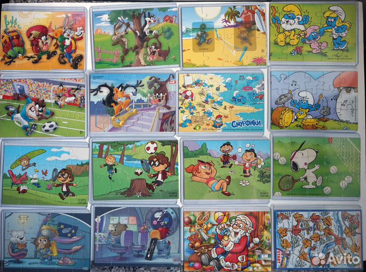 Пазлы из киндер сюрприз