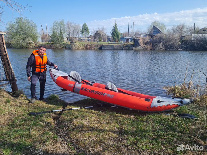 Каяк двухместный надувной в аренду (прокат каяк)