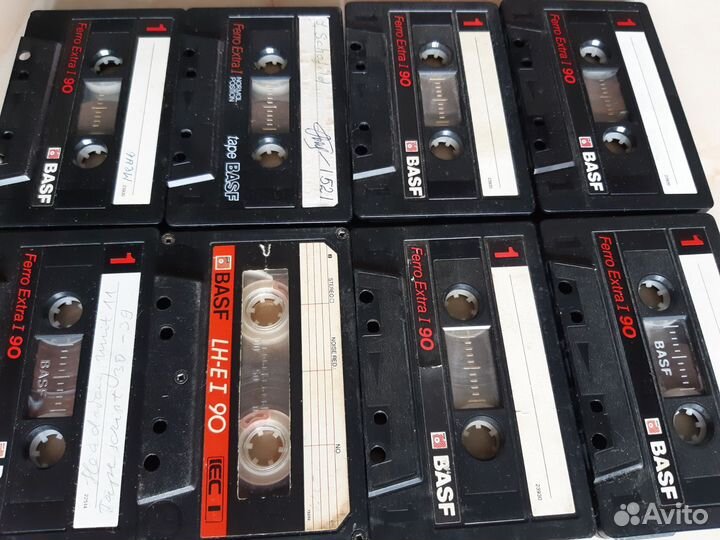 Аудиокассеты BASF-8 штук
