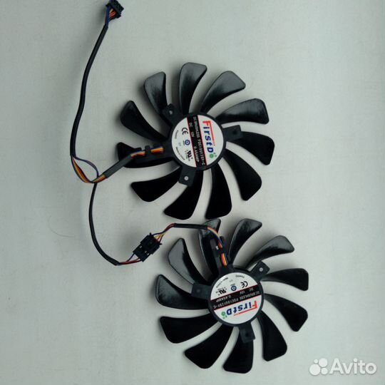 Вентиляторы для видеокарт RX 580,590 XFX 95мм