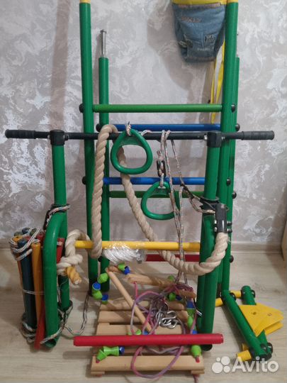 Турник брусья универсальный с качелей