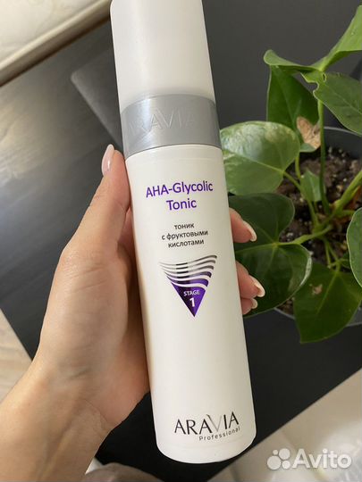 Aravia тоник с фруктовыми кислотами AHA