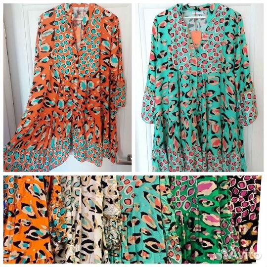 Платье бохо вискоза Италия разные расцветки