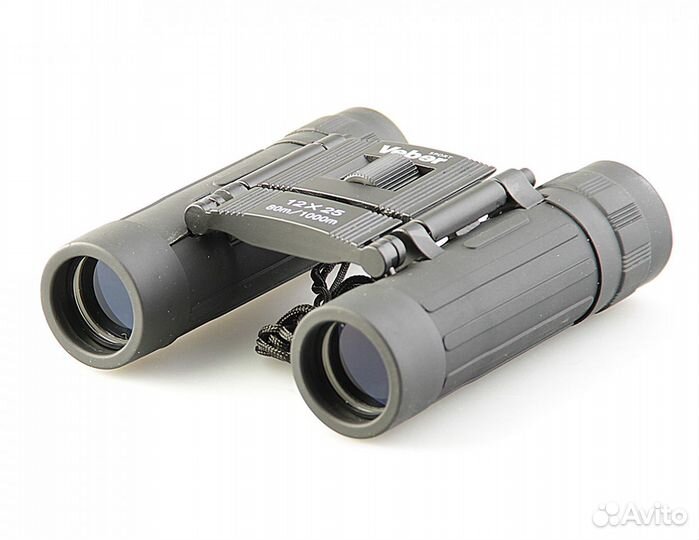 Бинокль бн 12x25 veber-sport черный