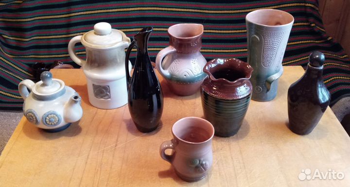 Вазы, кувшины, кружки, графины, керамика, СССР