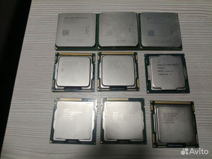 Процессор Xeon E3-1245 / i7-860 / i5-2400 / A8 FX