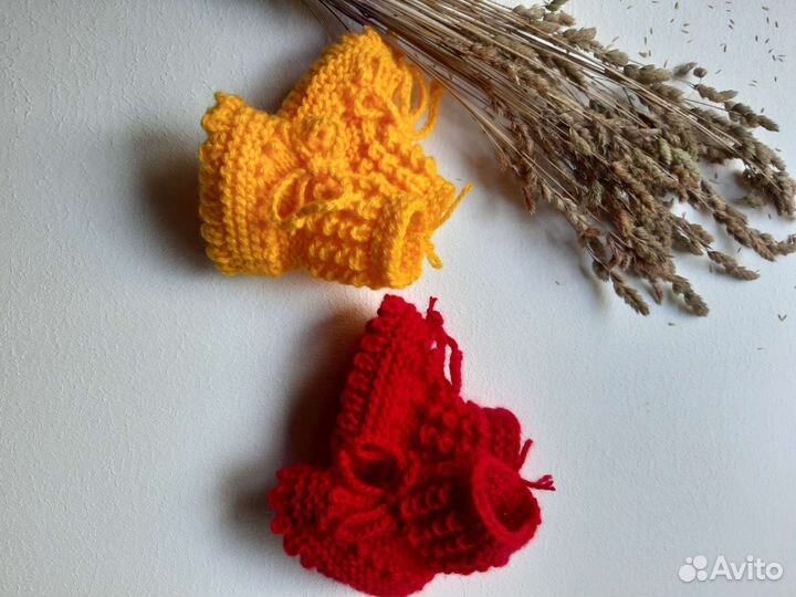 Носки детские вязаные