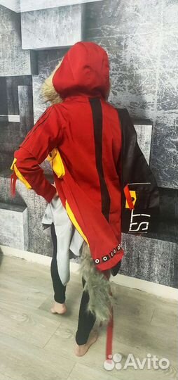 Косплей Красный Родос Arknights аниме костюм