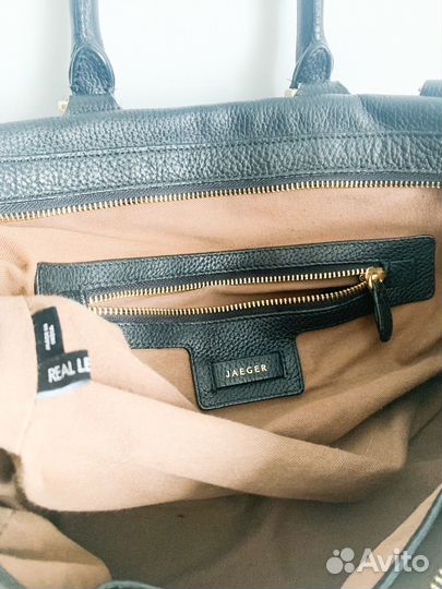 Сумка из зернистой кожи Jaeger (Англия)