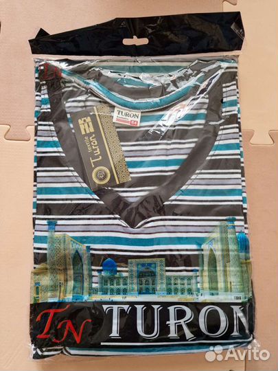 Футболка мужская новая с карманом на груди 64 разм