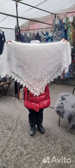 Оренбургский пуховый платок,шаль,косынка, шарф