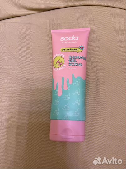 Скраб banana milk shake Soda новый