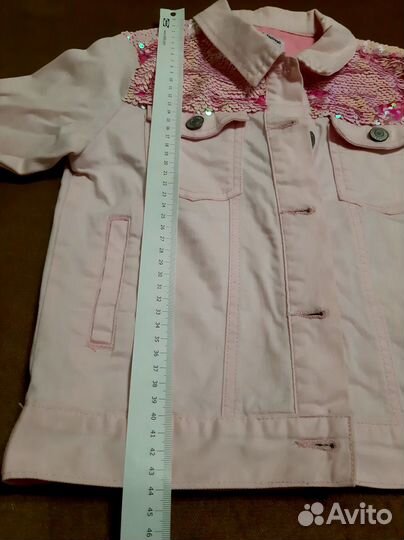 Джинсовая куртка для девочки 134