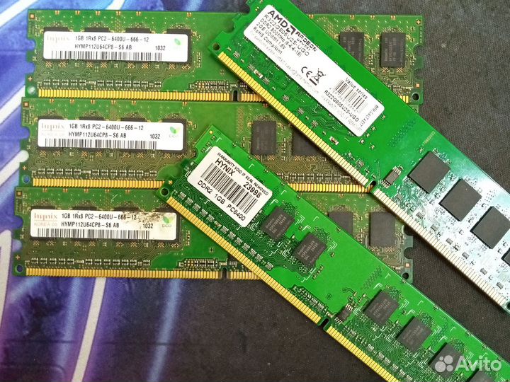 Оперативная память ddr2 2gb/1gb