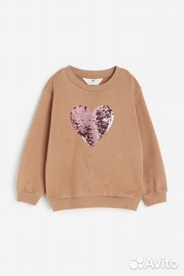 Свитшот на флисе H&M