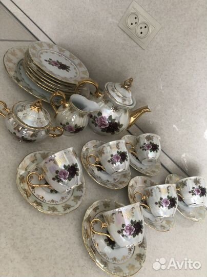 Чешский чайный сервиз