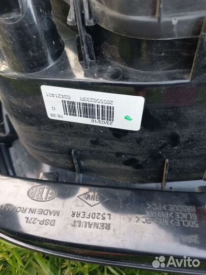 Фара задняя рено логан 2 оригинал