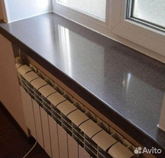 Подоконник из искусственного камня для дома