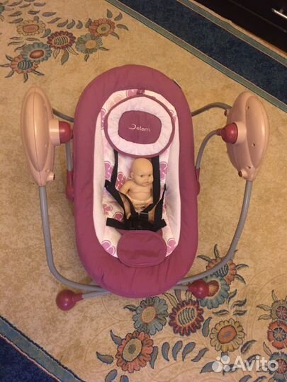 Детские качели шезлонг