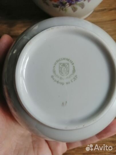 Сахарница фарфор гдр