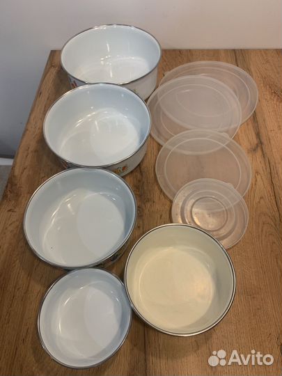 Контейнеры эмаль 5 шт