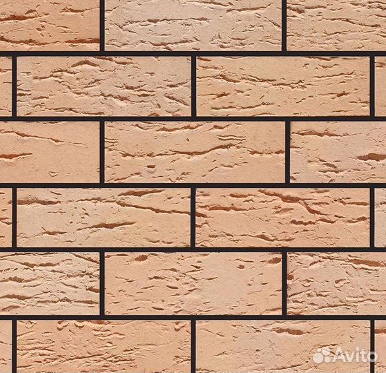 Кирпич лицевой Сливки рустика гост