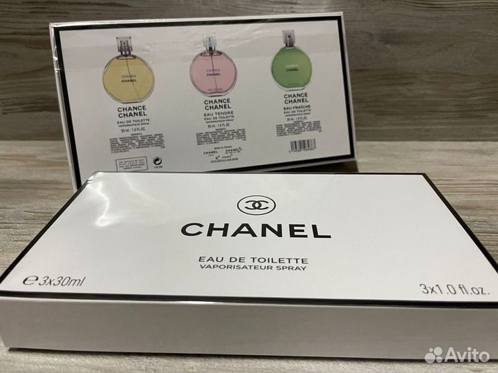 Набор парфюмерии женский Chanel chance 3х30 мл