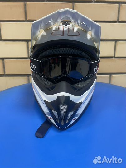 Детский кроссовый шлем