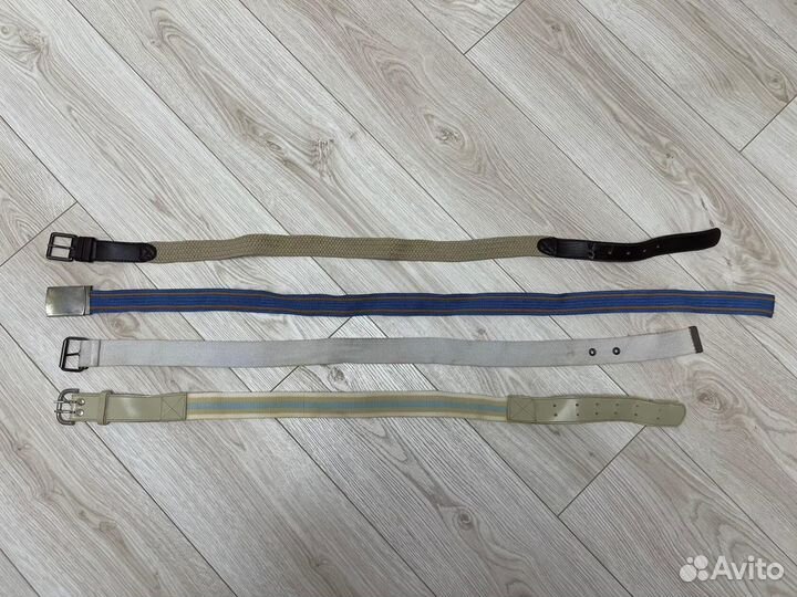 Ремень для брюк мужской кожа текстиль