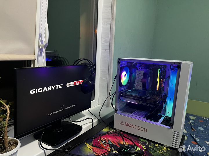 Игровой пк razen 5, asus 3070
