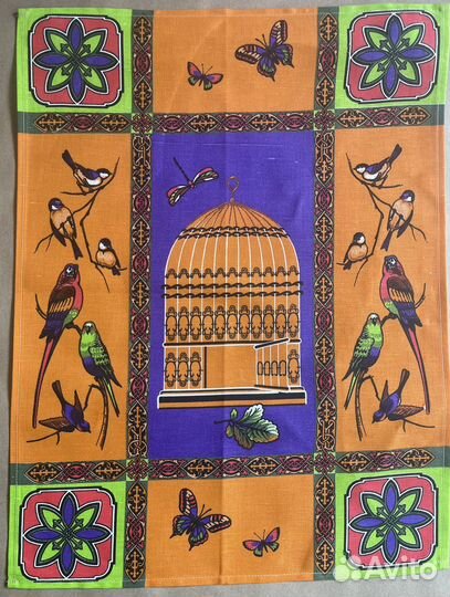 Полотенца лен/хлопок кухонные