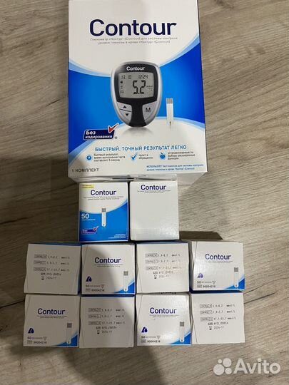 Глюкометр contour и тест полоски (10уп)