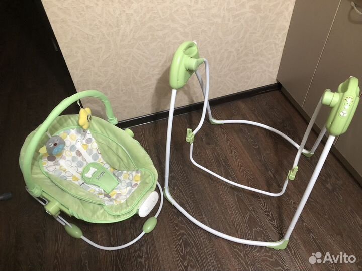 Детские качели шезлонг