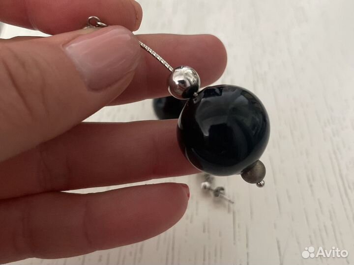 Серебряные серьги