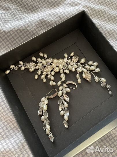 Свадебная бижутерия комплект