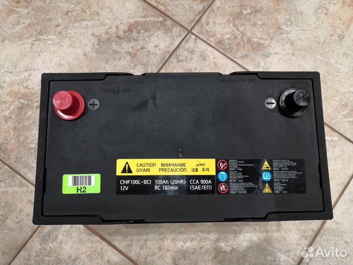Аккумулятор автомобильный 100 ah